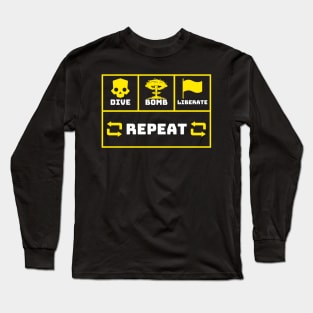 Helldivers 2 repeat Long Sleeve T-Shirt